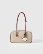 Handmade Leather Tooth Fairy Charm (Smiling Winged Tooth with Toothbrush Version) - Image 3