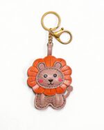 Handmade Leather Lion Charm (Cute King of the Jungle)