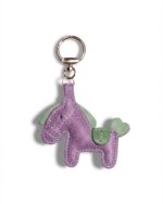 Handmade Leather Pony Charm (Lilac Heart Tail Pony)