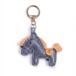 Handmade Leather Lucky Pony Charm (Wealth-Bringing Pony with Symbol)