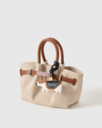 Handmade Leather Corgi Charm (Classic Tri-Color Saddle Walking Version) - Image 4