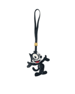 Handmade Leather Felix the Cat Charm (Classic Retro Cartoon Version)