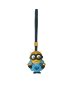 Handmade Leather Minion Charm (Grumpy Classic Overalls Version)