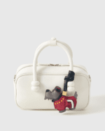 Handmade Leather Scottish Terrier Charm (Red Coat Version) - Image 3