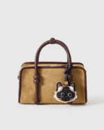 Handmade Leather Siamese Cat Charm (Classic Seal Point Version) - Image 3