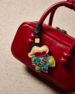 Handmade Leather Crayon Shin-chan Charm (Pajama Pillow Version) - Image 2