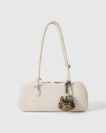 Handmade Leather Tabby Cat Charm (Classic Brown Striped Version) - Image 4