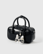 Handmade Leather Tabby Cat Charm (Green Eyes Classic Version) - Image 3