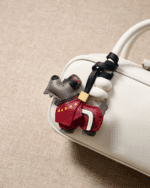 Handmade Leather Scottish Terrier Charm (Red Coat Version) - Image 2