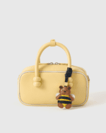 Handmade Leather Adorable Bee Teddy Bear Luggage Charm (Sweet Journey Version) - Image 3