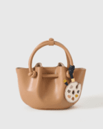 Handmade Leather Artist Palette Luggage Charm (Color Your Journey Version) - Image 3