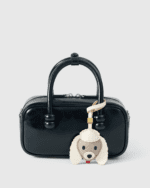 Handmade Leather Poodle Luggage Charm (Lucky Fortune & Elegant Guardian Version) - Image 3