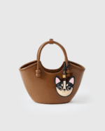 Handmade Leather Chihuahua Luggage Charm (Auspicious Luck & Cute Guardian Version) - Image 3