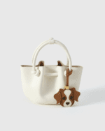 Handmade Leather Golden Retriever Luggage Charm (Golden Fortune & Loyal Guardian Version) - Image 2