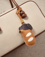 Handmade Leather Dachshund Charm (All Prosperity & Good Luck Version) - Image 3