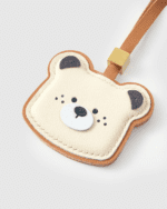 Handmade Leather Adorable Teddy Bear Luggage Charm (Soft Companion Version) - Image 4