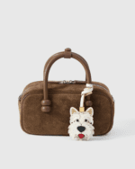 Handmade Leather West Highland White Terrier Luggage Charm (Healing Companion Version) - Image 3