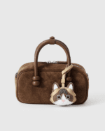 Handmade Leather Ragdoll Cat Luggage Charm (Gentle Fairy Companion Version) - Image 3