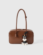 Handmade Leather Schnauzer Luggage Charm (Lucky Fortune & Loyal Guardian Version) - Image 3