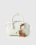 Handmade Leather Corgi Luggage Charm (Auspicious Luck & Cute Guardian Version) - Image 3
