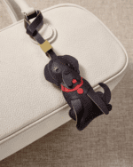 Handmade Leather Black Labrador Retriever Luggage Charm (Fortune Coming & Loyal Guardian Version) - Image 2