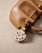 Handmade Leather Artist Palette Luggage Charm (Color Your Journey Version) - Image 2