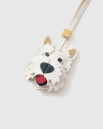 Handmade Leather West Highland White Terrier Luggage Charm (Healing Companion Version) - Image 4