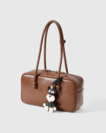 Handmade Leather Schnauzer Luggage Charm (Lucky Fortune & Loyal Guardian Version) - Image 4