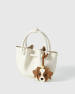 Handmade Leather Golden Retriever Luggage Charm (Golden Fortune & Loyal Guardian Version) - Image 3