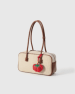 Handmade Leather Tomato Charm (Lucky Red Prosperity Version) - Image 4