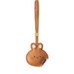 Handmade Leather Cookie Rabbit Charm (Sweet Bite Bunny Version)