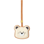 Handmade Leather Adorable Teddy Bear Luggage Charm (Soft Companion Version)