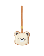 Handmade Leather Adorable Teddy Bear Luggage Charm (Soft Companion Version)