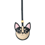 Handmade Leather Chihuahua Luggage Charm (Auspicious Luck & Cute Guardian Version)