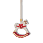 Handmade Leather Rocking Horse Bag Charm