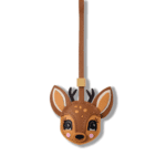 Handmade Leather Bambi Deer Bag Charm